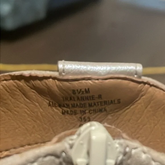 8.5 M Indigo Rd Silver booties - Picture 3 of 3